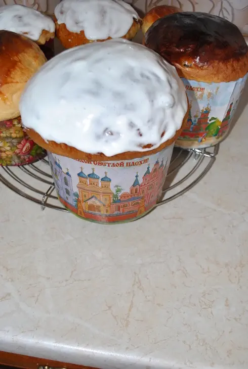 Пасхальный кулич: шаг 17