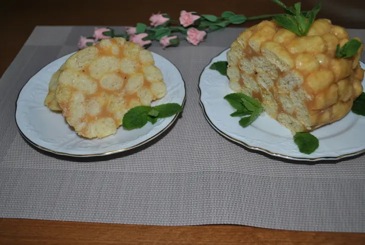 Щербет из кукурузных палочек и ириса. фм "иллюстрация": шаг 4