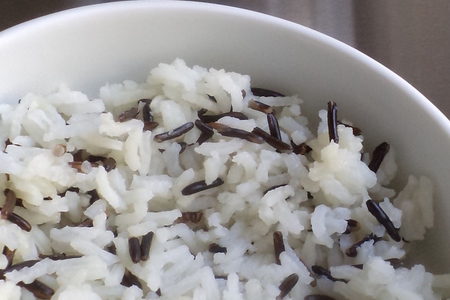 Морепродукты с овощами под чесночным соусом на пестрой рисовой подушке!: шаг 5