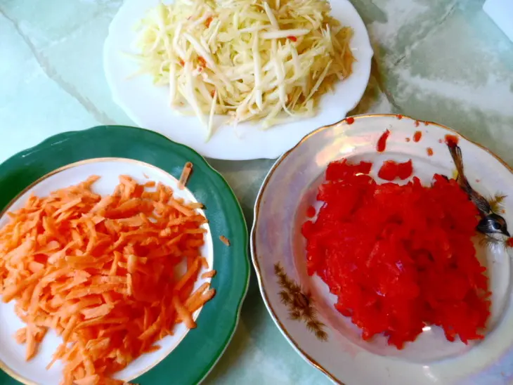 Овощная запеканка с рисом и креветками: шаг 2