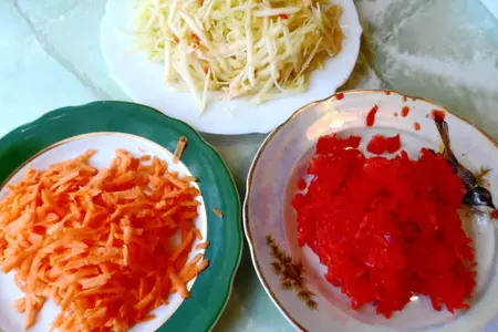 Овощная запеканка с рисом и креветками: шаг 2