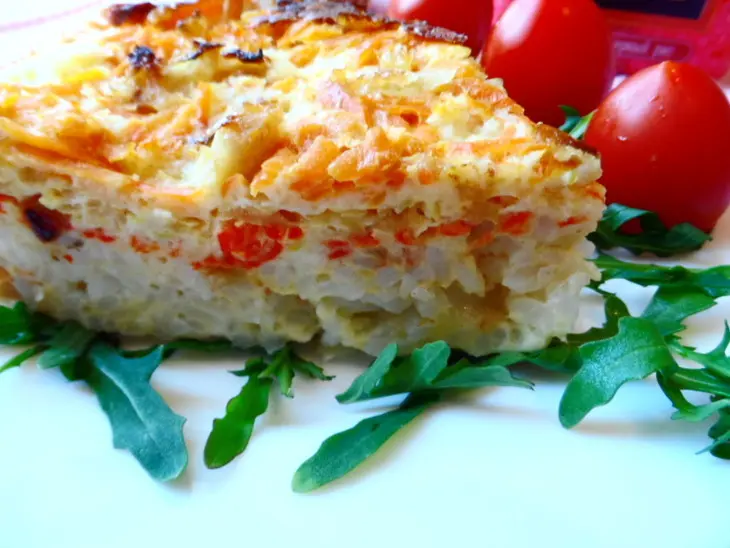 Овощная запеканка с рисом и креветками: шаг 5