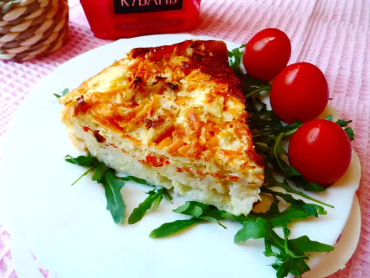 Овощная запеканка с рисом и креветками: шаг 6