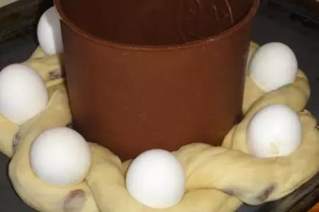 Пасхальное гнездо и “ старорусский кулич ”: шаг 5