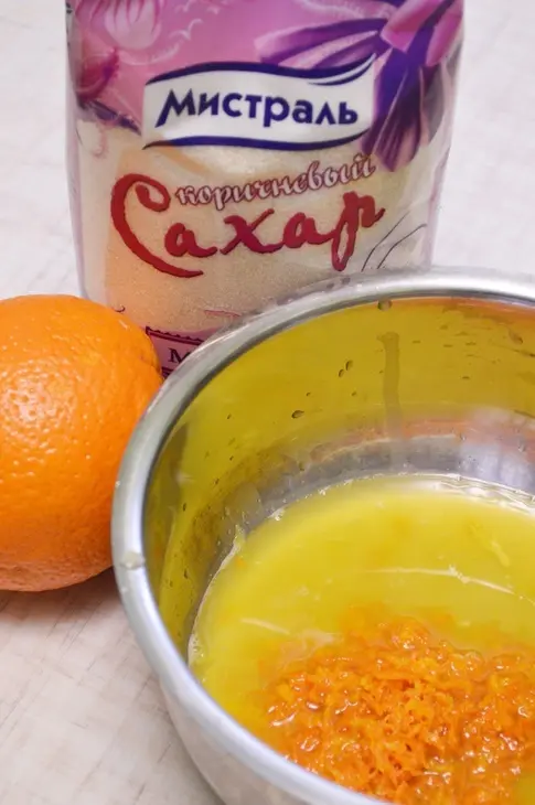 Шоколадные корзинки с лимонным конфи и апельсиново- сливочным желе .: шаг 3