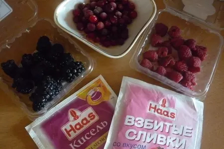 Десерт "кисельные реки, сливочные берега": шаг 1