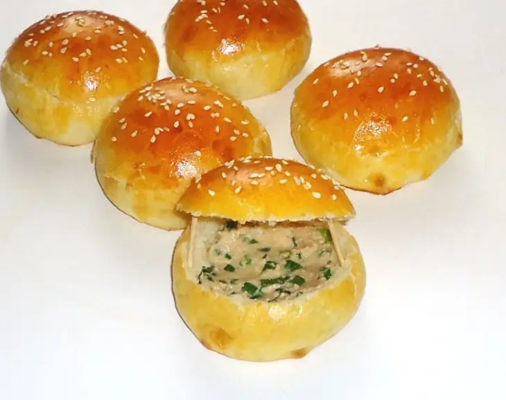 Бутерброды "ракушки с чёрным жемчугом": шаг 13
