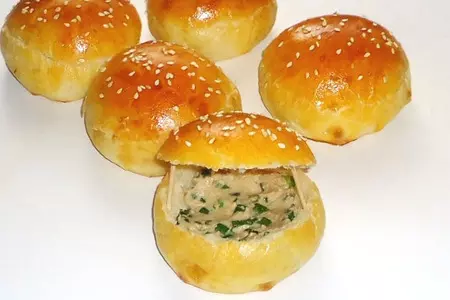 Бутерброды "ракушки с чёрным жемчугом": шаг 13