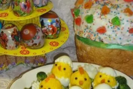 Сырные цыплята пасхальные: шаг 5