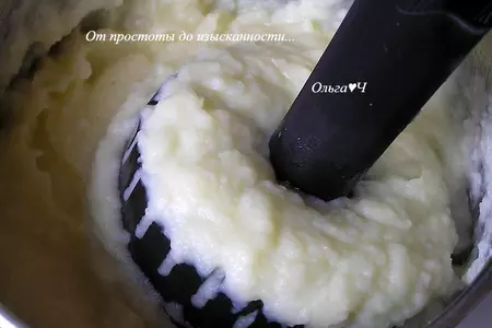 Картофельное пюре с зеленью и творожным сыром: шаг 3