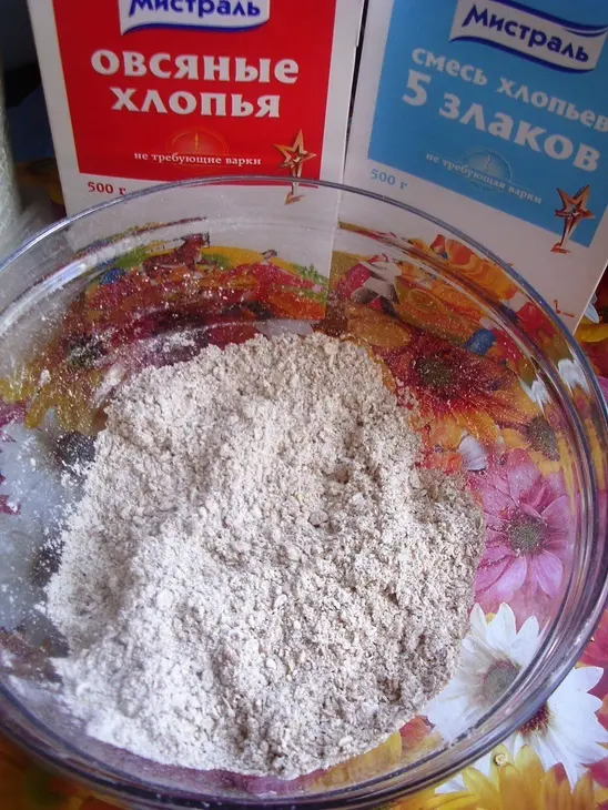 Мультизлаковый пирог-запеканка с сыром, шпинатом и зеленью.: шаг 2