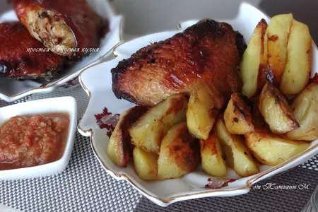 Пикантная кура с картофелем по-деревенски для родиона сергеевича (к/ф кухня): шаг 7