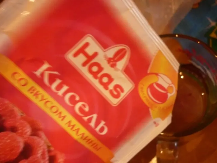 Творожный десерт с киселём: шаг 2