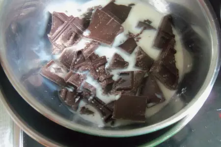 Йогуртовый десерт «зебра»: шаг 1