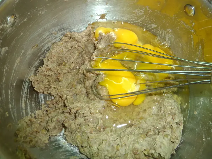 О-гратен (gratin) из зеленой чечевицы с грибами: шаг 3