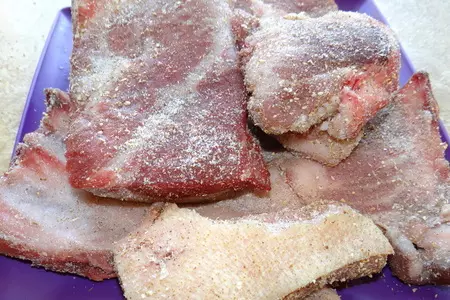 Копчености -  свиная грудинка и куриные шпажки с кукурузой - все на пикник!: шаг 1