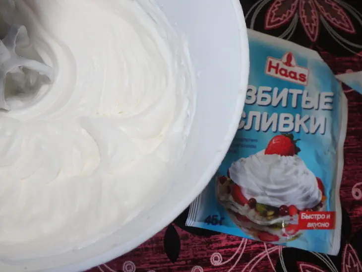 Торт творожный с фруктами: шаг 9