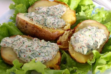 Теплая картофельная закуска со сметанным соусом: шаг 5