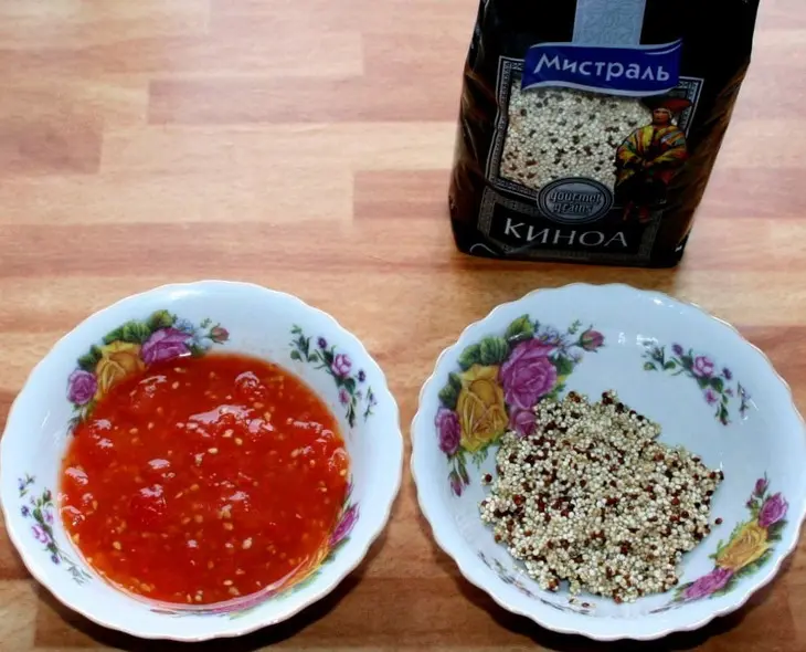 Рисовые корзиночки с киноа,овощами и грибами: шаг 2