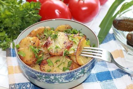 Картофель тушёный с луком по узбекски: шаг 7