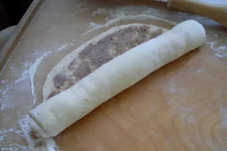 Пирожки и венок с корицей из творожного теста: шаг 6