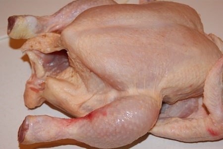 Курица в корзине - рецепт для пикника: шаг 1