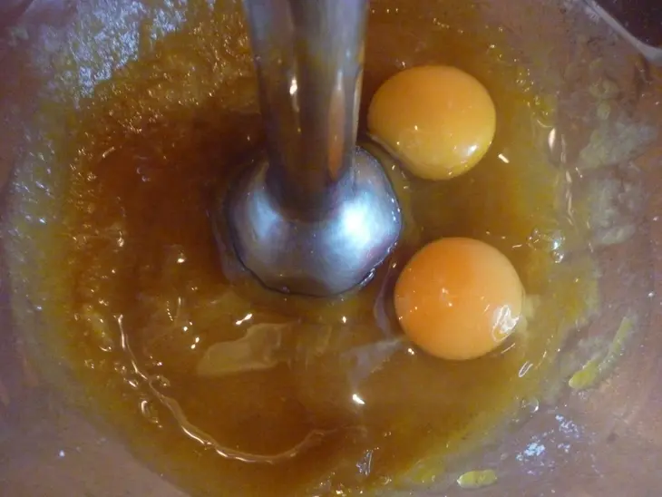 Флан с тыквой и яблоками: шаг 4