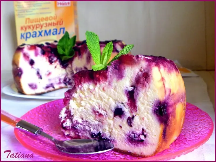 Творожный десерт с лесными ягодами: шаг 8
