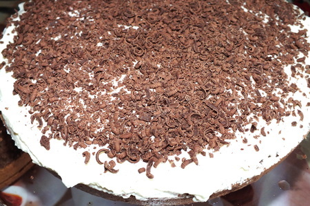 Торт шоколадно-кофейный с безе: шаг 12