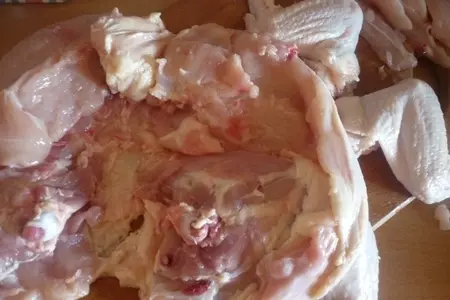 Рулет из курицы с грибами, орехами и сыром для папы насти(к/ф кухня): шаг 3