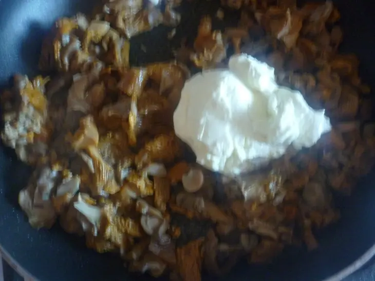 Рулет из курицы с грибами, орехами и сыром для папы насти(к/ф кухня): шаг 6