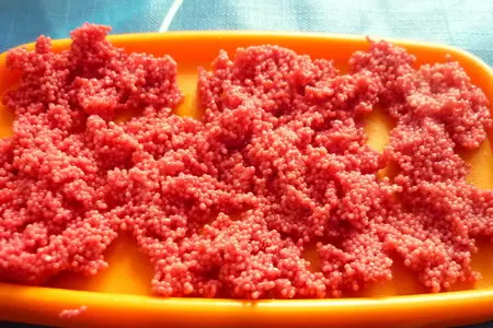 Суши с шиитаке,огурцом и икрой мойвы: шаг 6