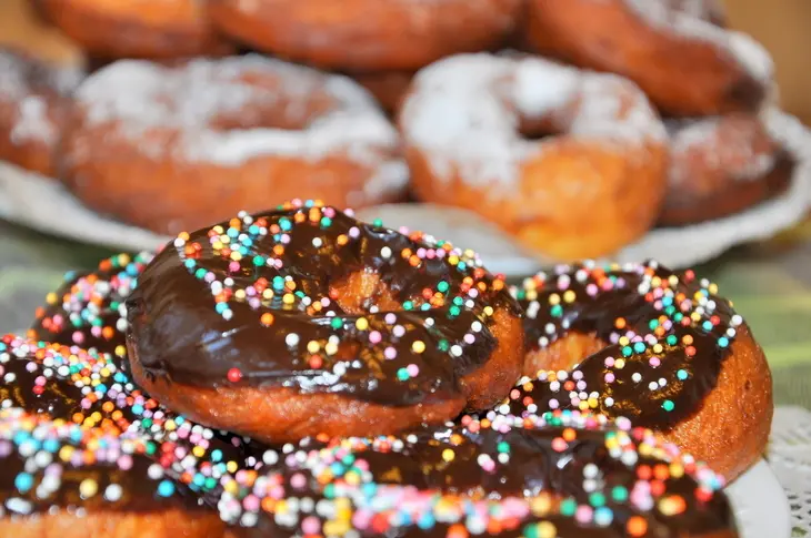 Zeppole (итальянские картофельные пончики): шаг 5
