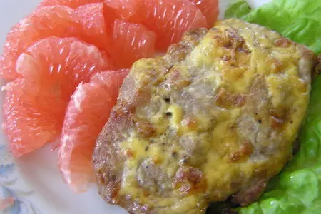 Запечённые свиные кусочки шейного карбонада в французской горчице: шаг 6