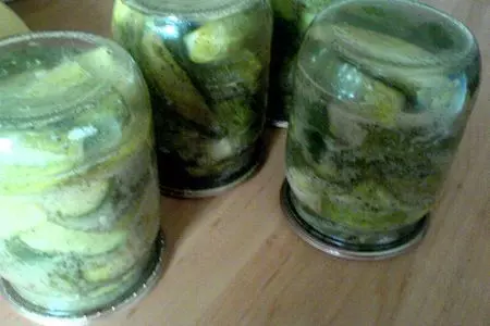 Огурцы с горчицей, закусочные: шаг 2