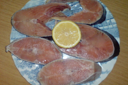 Рыбные стейки,жаренные на гриле(вариант): шаг 1