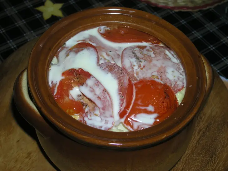 Курочка "виола" с овощами: шаг 5