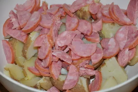 Швейцарский картофельный салат: шаг 1