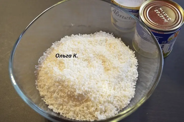 Brownies  с кокосовой начинкой: шаг 3
