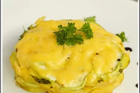 Запеканка из молодого картофеля с кабачком и сыром.: шаг 5