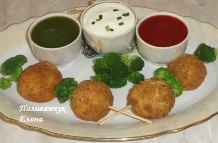 Картофельные крокеты с рыбой и с сыром.: шаг 10