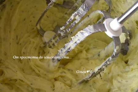 Картофельные гнезда с творожным сыром и сладким перцем: шаг 3