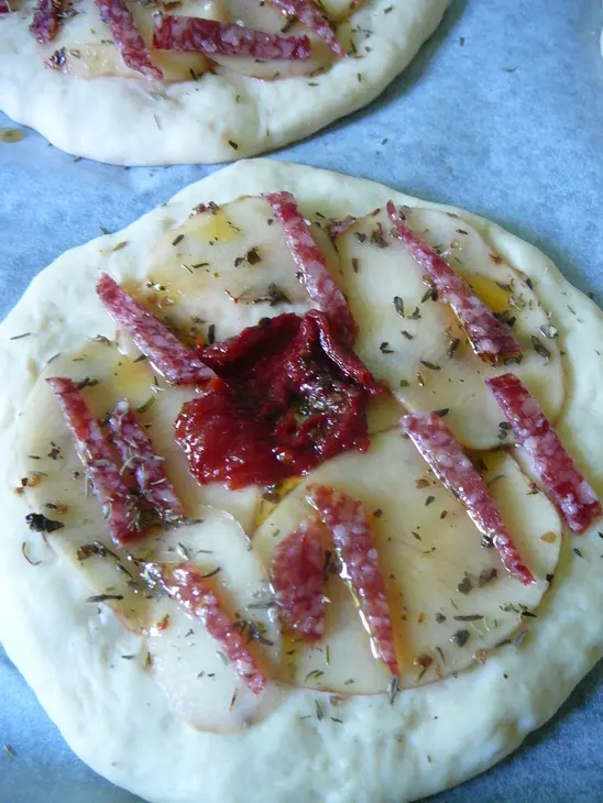 Ароматные лепешки с начинкой из картофеля: шаг 3