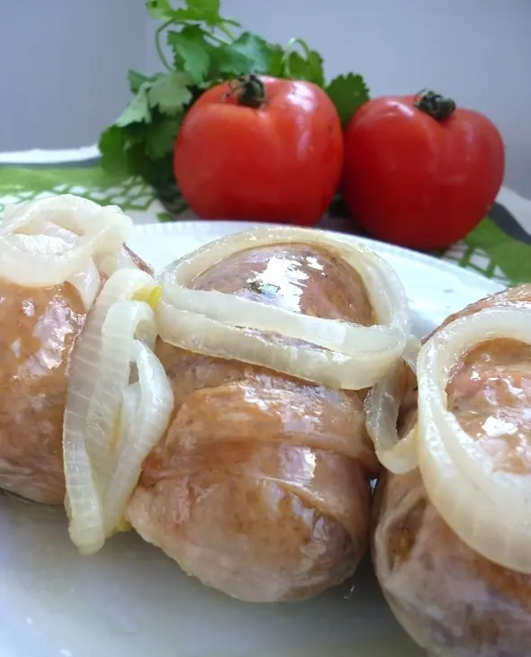 Молодой фаршированный картофель, да в куриной шкурке: шаг 6
