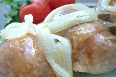 Молодой фаршированный картофель, да в куриной шкурке: шаг 7
