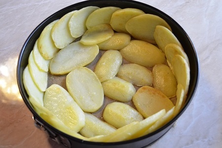 Киш сытейший в картофельной основе : шаг 3