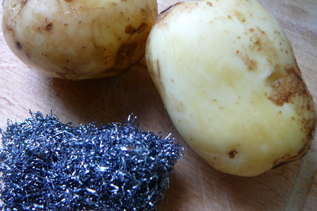 Картофель "шишки-орешки" во фритюре с рыбным соусом: шаг 2