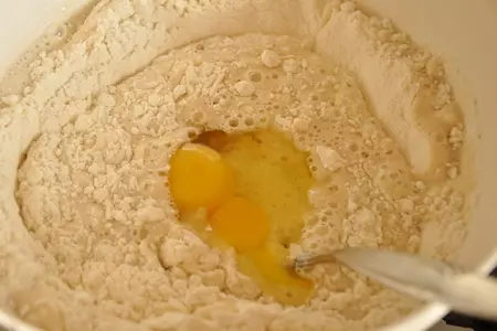 Oliebollen - голландские рождественские пончики: шаг 3