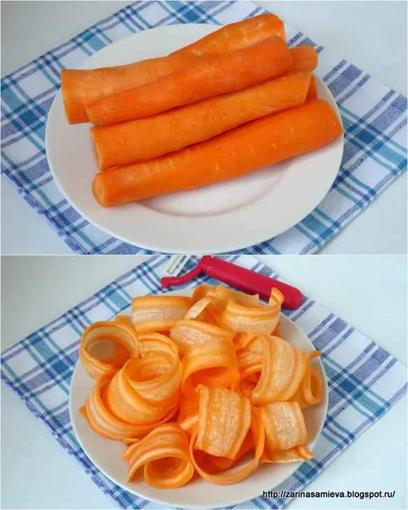 Швейцарский морковный торт: шаг 2