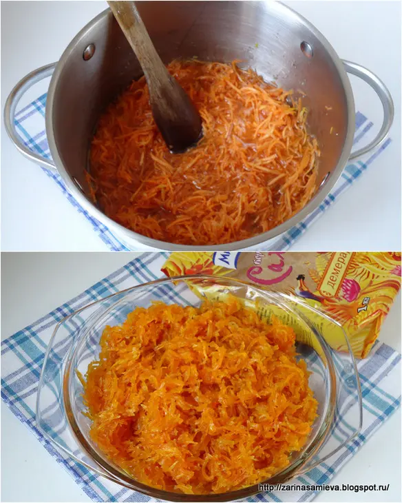 Швейцарский морковный торт: шаг 7